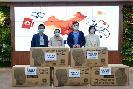 武汉加油，伊丽汇向一线捐赠一次性防护口罩和医用灭菌防护服医疗物资